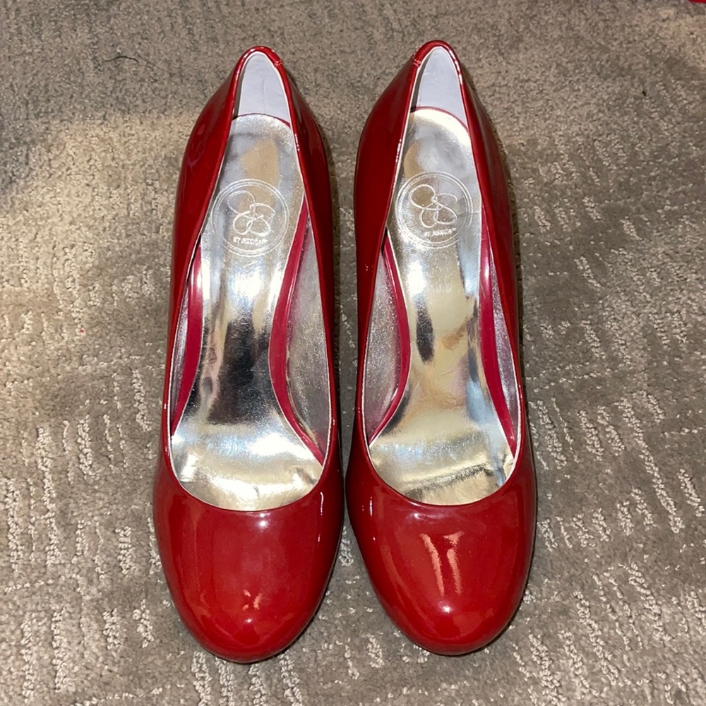 Jessica Simpson Red Heels $25